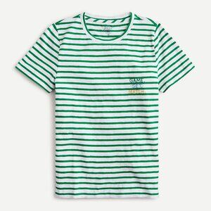 J Crew Embroidered Tennis T-shirt